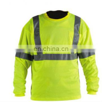 Work clothing High Visibility Reflective Safety sleeves T-shirts