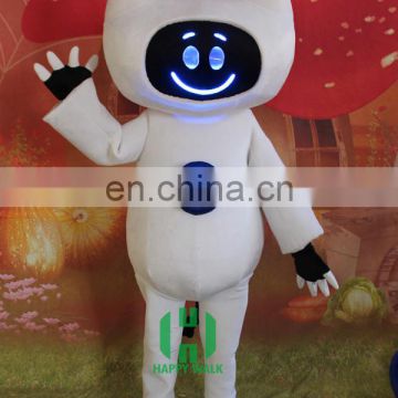New arrival!!HI CE robot mascot costume with LED light,robot mascot costume for adult