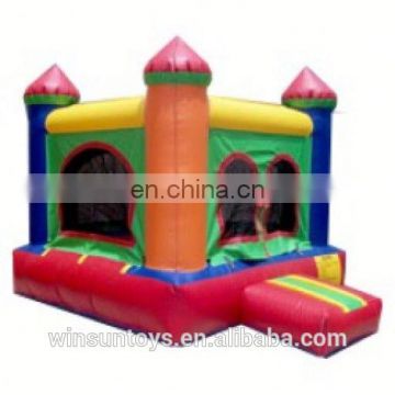 Commercial Inflatable Orange and Blue bouncing castle,bouncy castle,jumping castle
