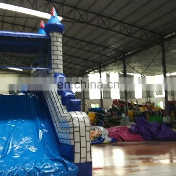 Kids outdoor princess inflatable bouncy castle obstacle course for sale