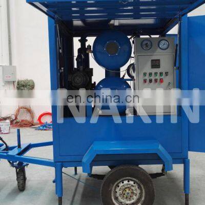 6000L/H Mobile transformer oil purifier machine