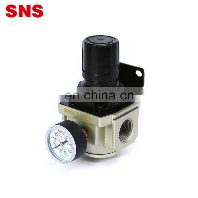 SNS pneumatic AR Series air source treatment pressure control air regulator with G/PT/NPT thread