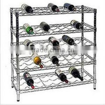 fashion design wire bottle display shelf for sale