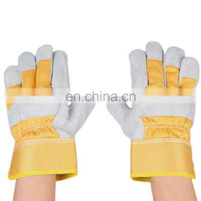 Cow split leather industrial leather work gloves glove