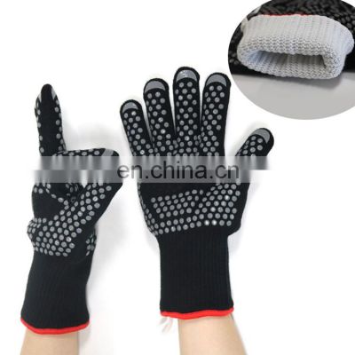 Extreme Food Safety Cutting BBQ Gloves For Cookout Welding Grill Kitchen Oven Fireplace Mitts Fried Chestnut Glove 932F