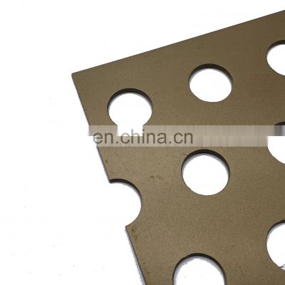 Low Carbon Aluminum Punching Hole Decorative Perforated Metal Mesh Sheet Plate For Facade Cladding