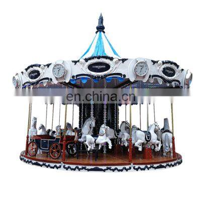 Best high quality theme park rides electric merry-go-round price