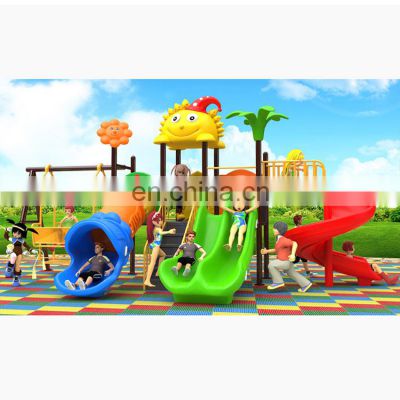 Hot sale simple commercial playground outdoor playground equipment slides