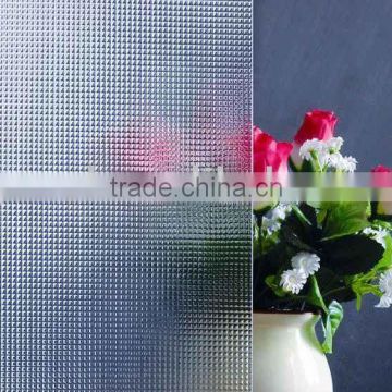 Deep Acid Etched Pattern Glass for glass door and window