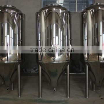 SUS 304 Whole 100-1000L beer brewing system , Promotional Beer brewery equipment, Double jacketed Beer Fermentation