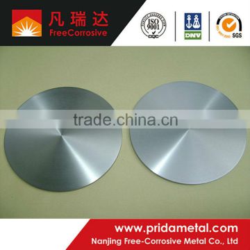 high purity W sputtering target used for industry