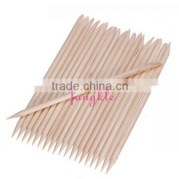 orange wooden nail sticks pusher for nail art