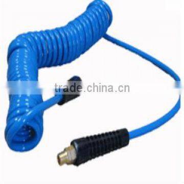 5*8mm blue High pressure PU air hose with spring guard fittings