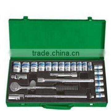 24Pcs 12.5mm Dr. Socket Set Tool set Auto Tools 1/2"Dr. Chrome Vanadium Steel