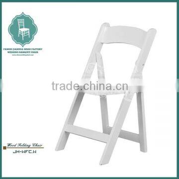 wood folding chair for wedding rental