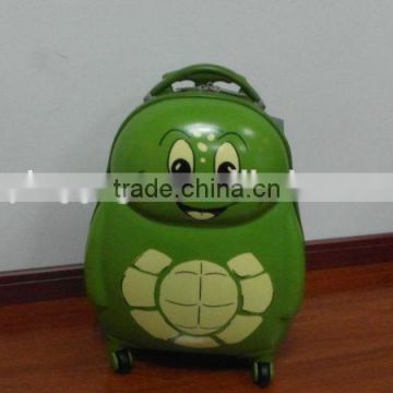 2014 hot style bag Four-wheel penguin shape kid luggage bag in turtle printing