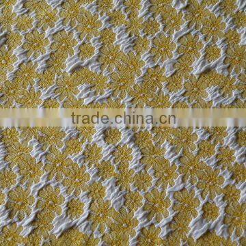 small flower pattern knitted/knitting jacquard fabric for women's clothing/dress