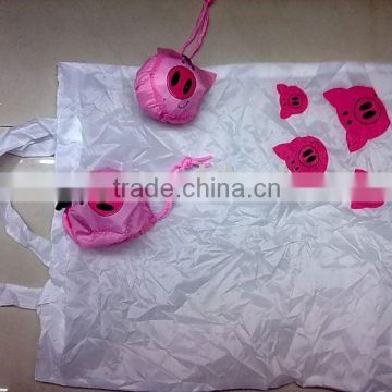 pig foldable shopping bag