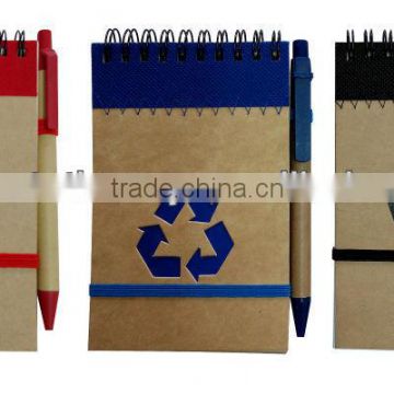 Recycled notebook/environmental notebook/spiral notebook