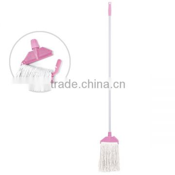 280g cotton Looped ends cotton floor cleaning mop with plastic clip