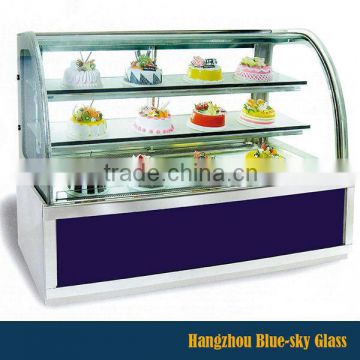LT 4mm low price standard tempered glass for cake display with certificate China supplier
