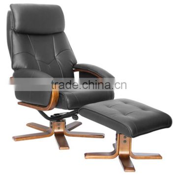 Quality-assured high end luxury recliner leather chair