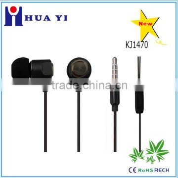 Consumer electronics high quality metal mp3 earphone for android and iphone ISO system
