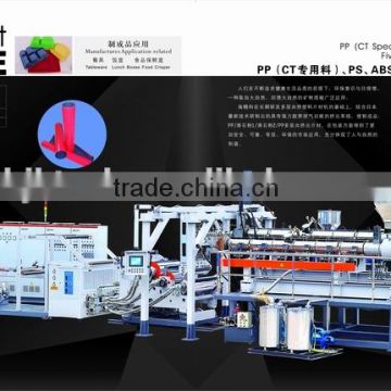 PP (CT Compound), PS, ABS Vented Five Co-extruded Sheet line