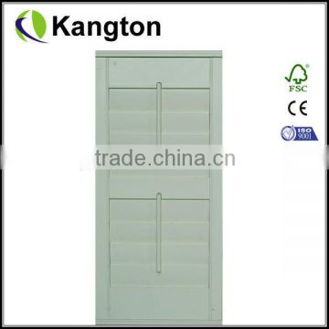 Wood shutter wardrobe door design