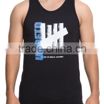 New design sublimation custom men's printing vest mens tank top
