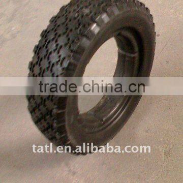Durable and round black Solid tyres