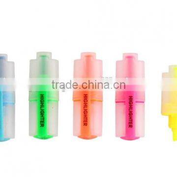 Eco-friendly Children colorful florescent pen mini highlighter