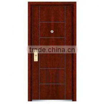 Professional Zhejiang Factory Fusim Brand Best Steel Wooden Door2014