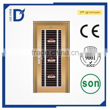 2016 new type Alibaba hot sale security steel door prefab houses competitive price stainless steel door