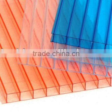 JIASIDA tinted polycarbonate sheet,colored polycarbonate sheet,color pc hollow sheet