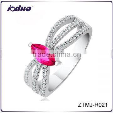 2016 High-end Women Luxury Zircon Charm Wedding Rings Wholesale ZTMJ-R021