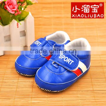 2016 Wholesale Leather Baby Sport Hot design high quality lovely genuine leather toddler baby sports shoes