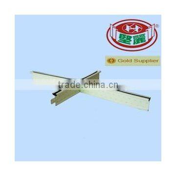 Galvanized steel painted white high grade 32h groove ceiling t-grid