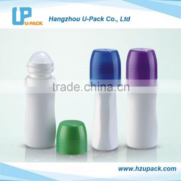 New design 30ml 50ml plastic roll on bottles wholesale with cap