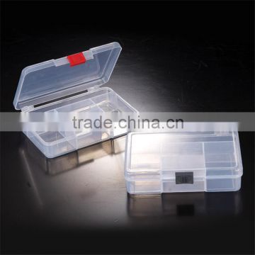 In Stock clear plastic durable compartment portable fishing lure box