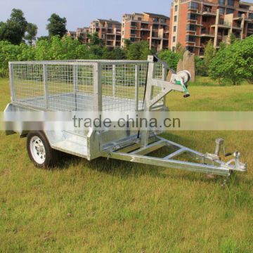 Fully Welded Cargo Cage Trailer With Tipping