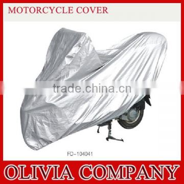 Wholesale outdoor waterproof silver motorcycle cover