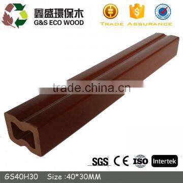 Easy install wpc keel cheap price wpc wood plastic composite joist support for wpc floor