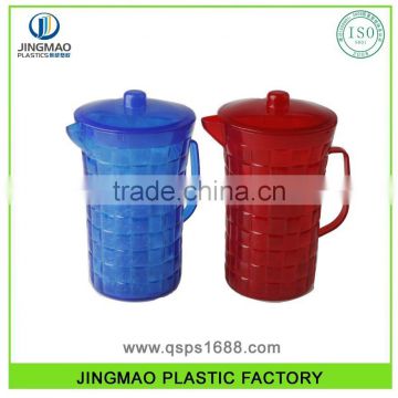 Eco-Friendly Big Size FDA Plastic Water Pitcher With Lid