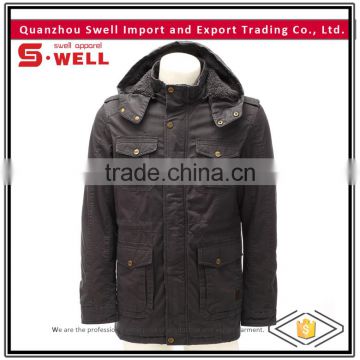 new style windproof washed long jacket for men