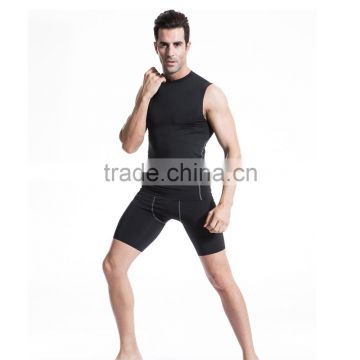 custom private label reflective printing polyester spandex stretchy dry fit sports wear for men