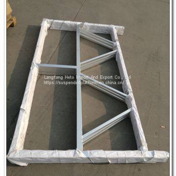 Indonesia 2 meters aluminium temporary gondola for building maintenance