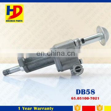 DB58 DB58T Diesel Engine Oil Pump For Daewoo OEM 65.05101-7025 65.05100-7021