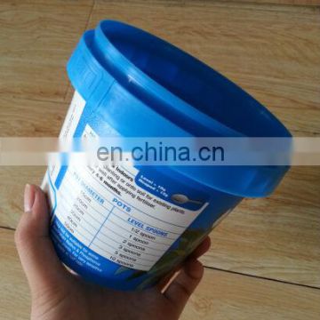 1.2L pop corn plastic printed bucket