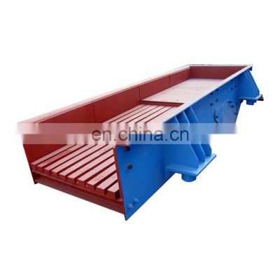 100 tph motor driven automatic linear type vibrating hopper feeder from Chinese factory
